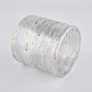 Sunny luxury customized white matte votive glass candle jar