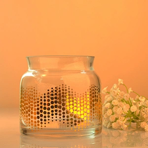 630ml 17oz Hand Made Glass Candle Container