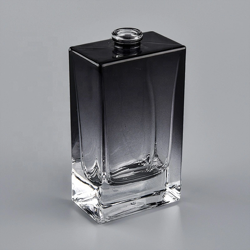Spraying black color square perfume bottle 60 ml