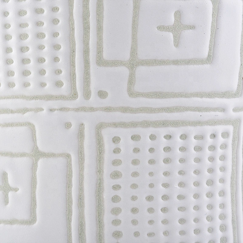 Wholesales matte Ceramic menorah candle cup
