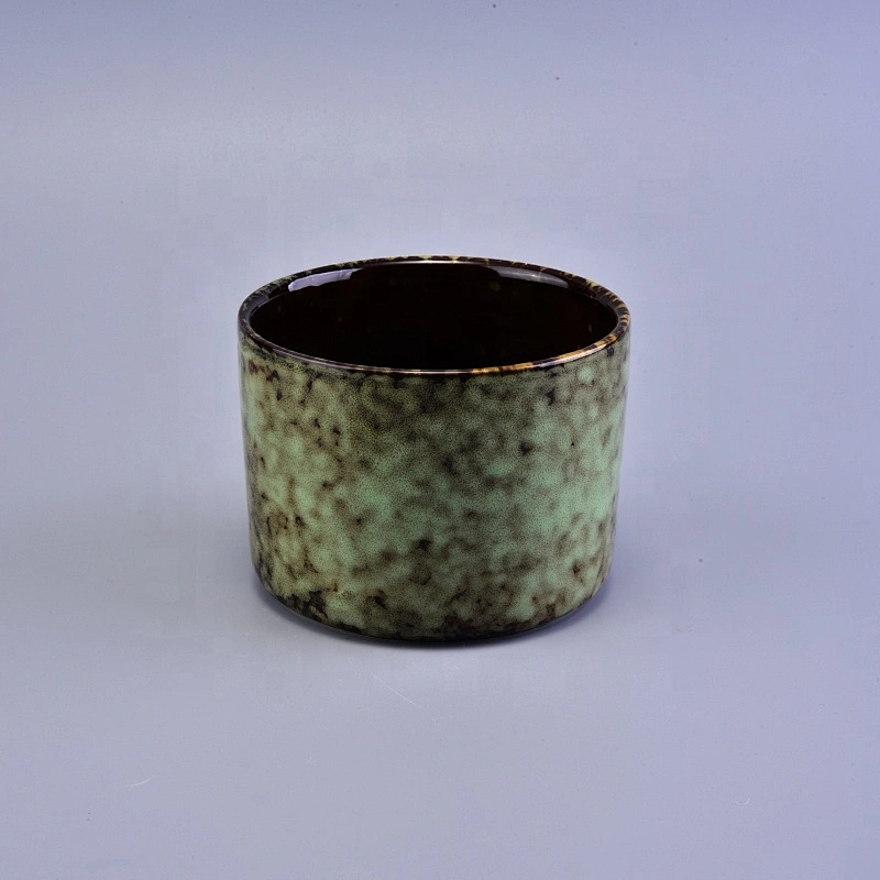 Wholesales empty colorful ceramic candle holder