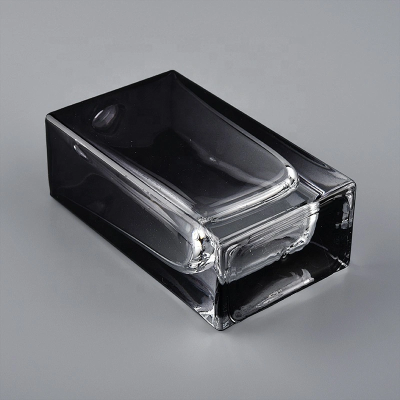 Spraying black color square perfume bottle 60 ml