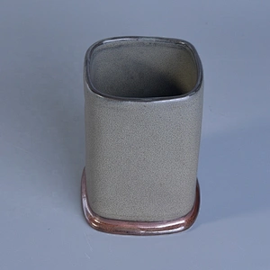 26+ years experience wholesale glaze square candle ceramic vessel