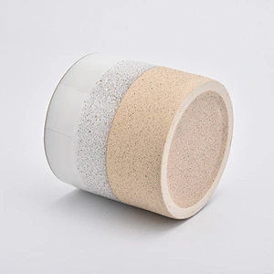 Three Color Candle Ceramic Vessel 620ml