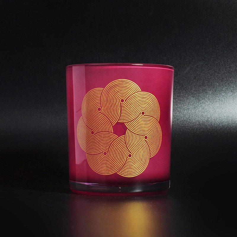 Wholesales luxury decorative tumbler glass candle holder 10oz