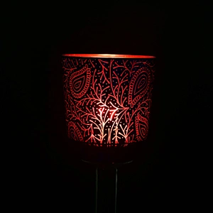 Manufacturer custom decorative stand glass electroplating candle holders