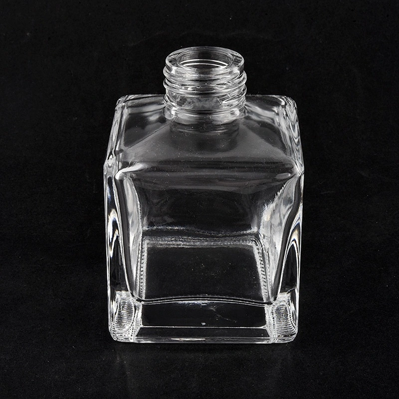 luxury square glass diffuser bottle