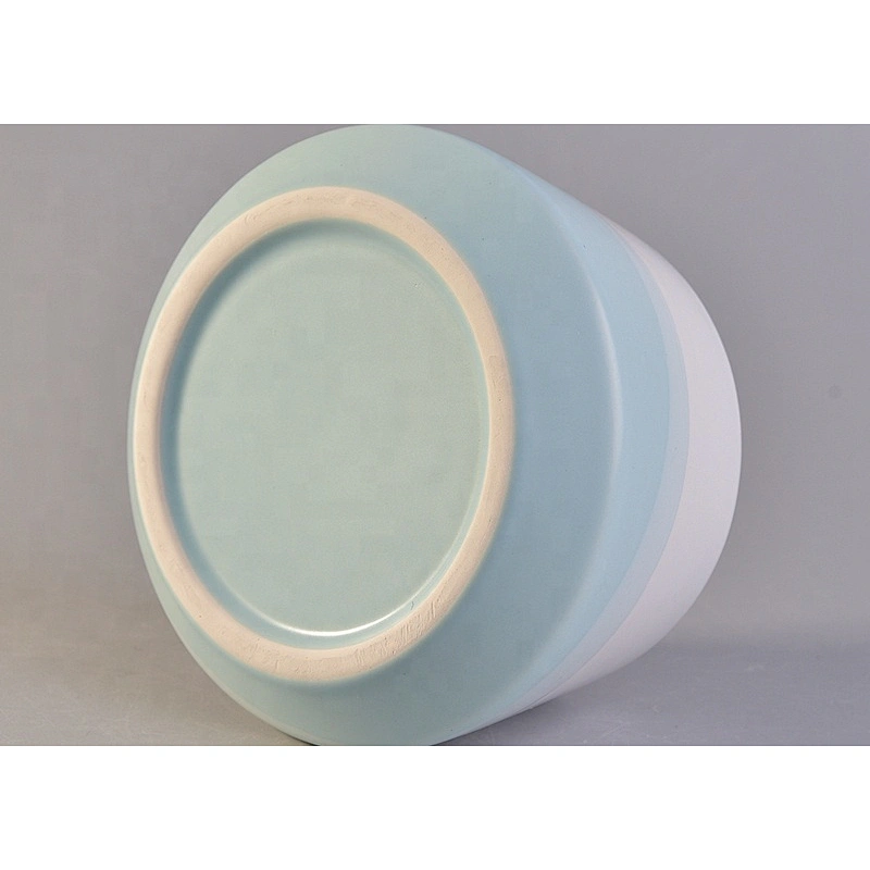 hand held dome shaped rustic ceramic candle making jars wholesale