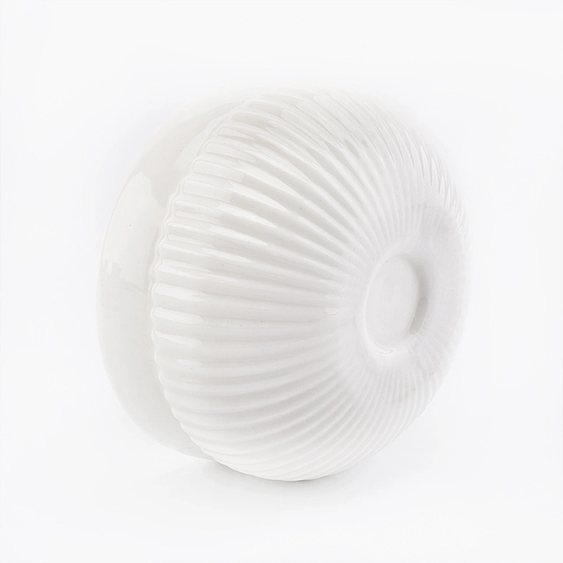230ml white ceramic reed diffuser bottles for home fragrance