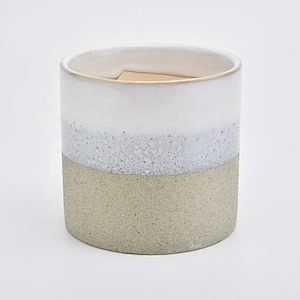 Custom 17oz Empty Ceramic Candle Vessels