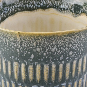 Cylinder Ceramic Candle Holder colorful glazed for Home Decoration