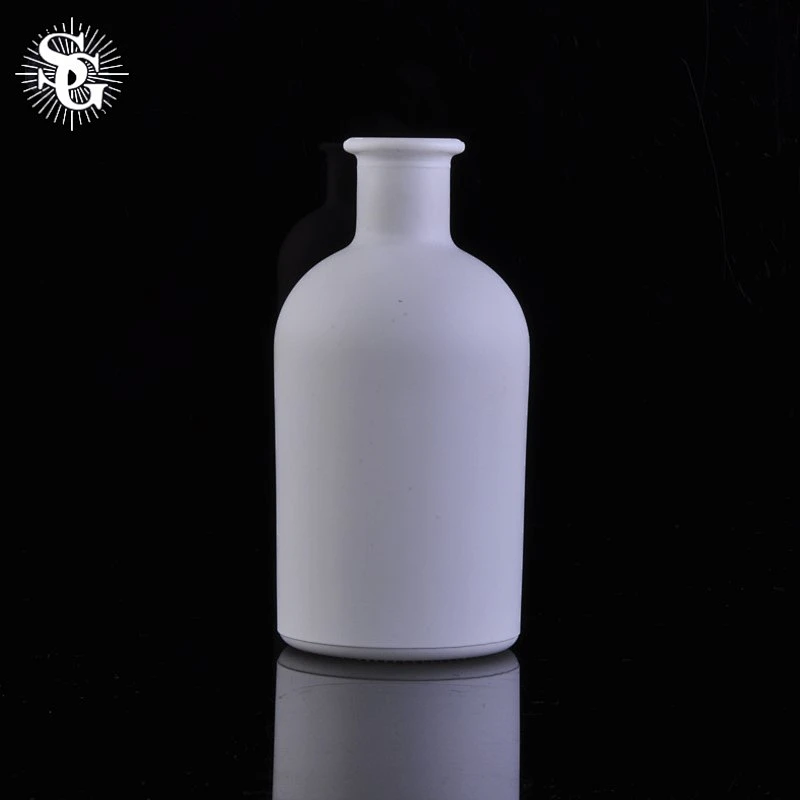 Sunny all white simple desgin reed glass diffuser bottle