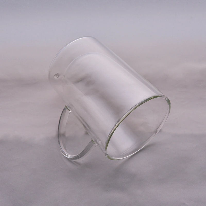 Drinking double wall glass for wholesale