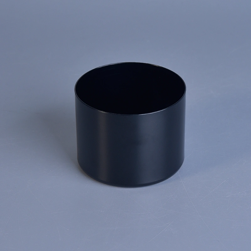 Black Metal Candle Holder For Home Decor