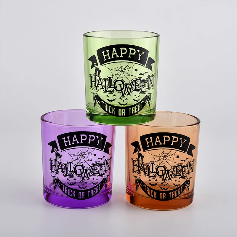 Wholesale Custom Color Glass Candle Holder