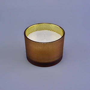 12oz 16oz Wholesales matte laser custom glass candle holder for candle making
