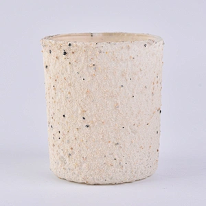Sunny custom empty handmade candle cement vessel home decor