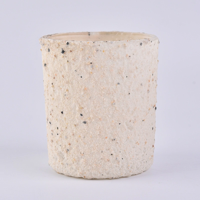 Sunny custom empty handmade candle cement vessel home decor