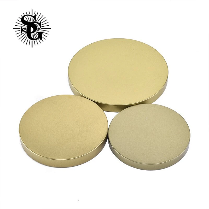 Sunny Glass gold candle tin lid with great selling and nice price