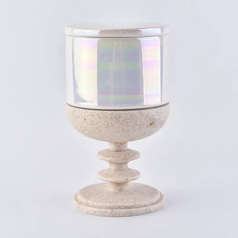 Luxury Christmas Ceramic Candle Holder For Home Decoration