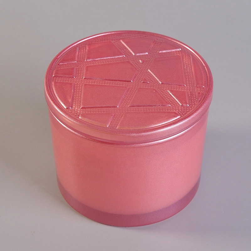 Wholesales Custom tea light glass candle holders in bulk with lid