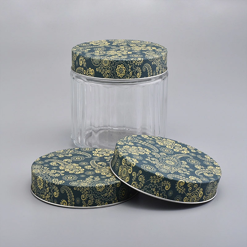 home decor metal candle container lid