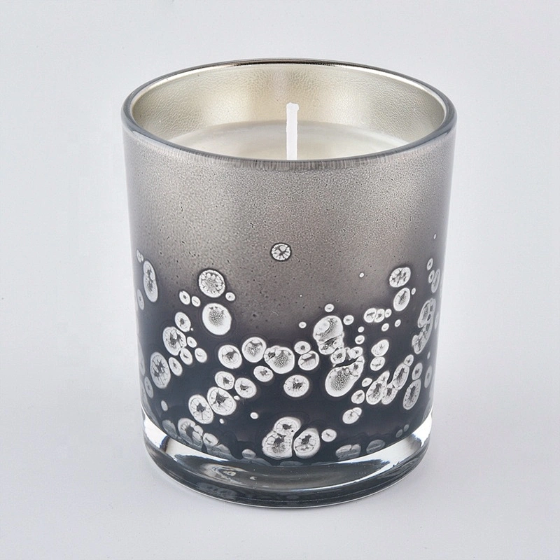 christmas glass votive candle holders