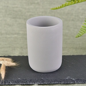 Popular Straight Side Concrete Cement Candle Jars