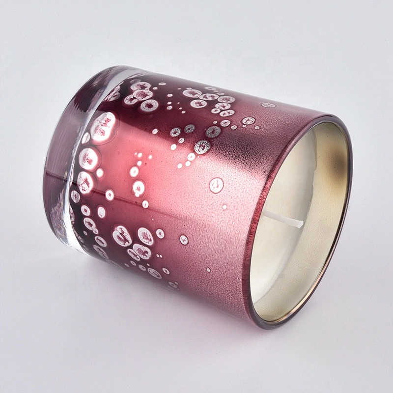 wedding decor mercury glass votives candle jar