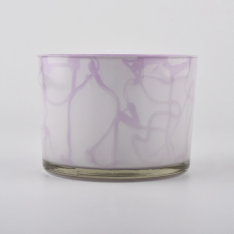 Unique decoration 12oz glass candle jars