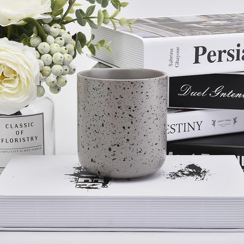 home decor 10oz ceramic candle holder