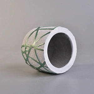 Wholesales China decorative empty concrete candle jars holder
