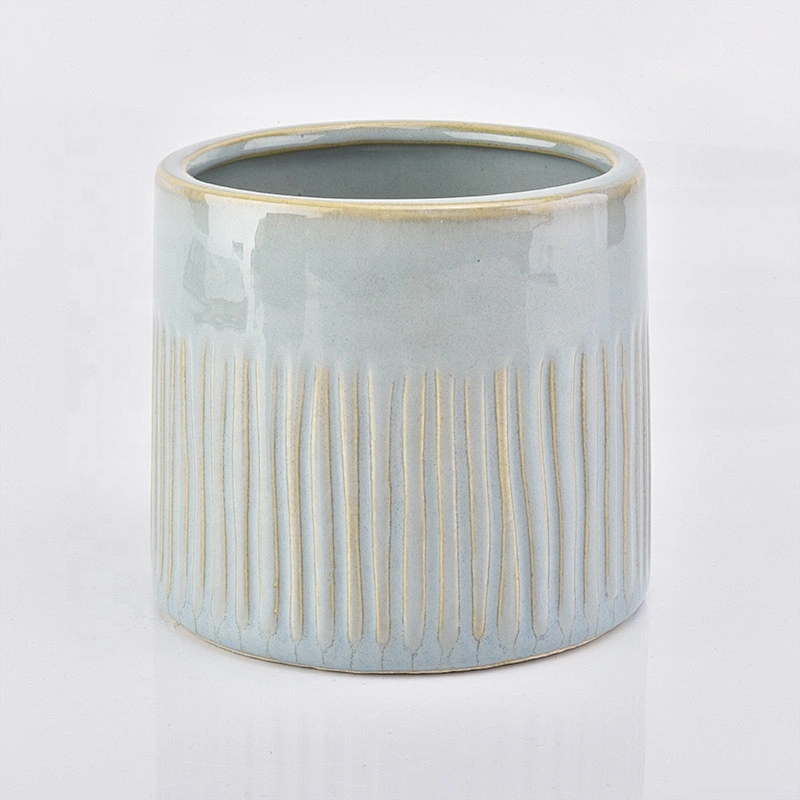 10oz Wholesales home decoration ceramic candle jars