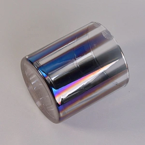 Luxury colored glass tea light candle holders
