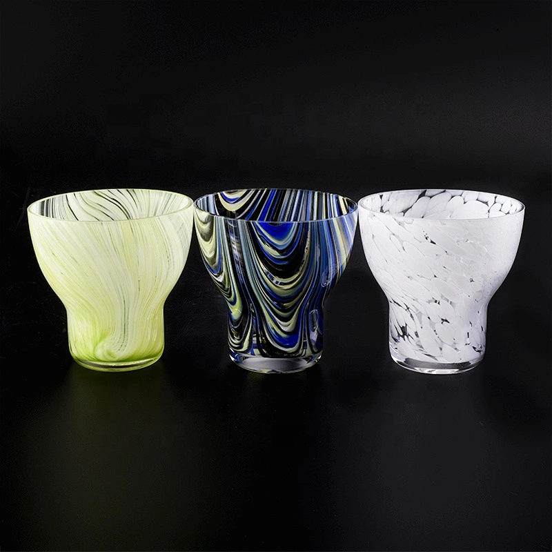 10oz 20oz Wholesales Custom empty white candle glass holders