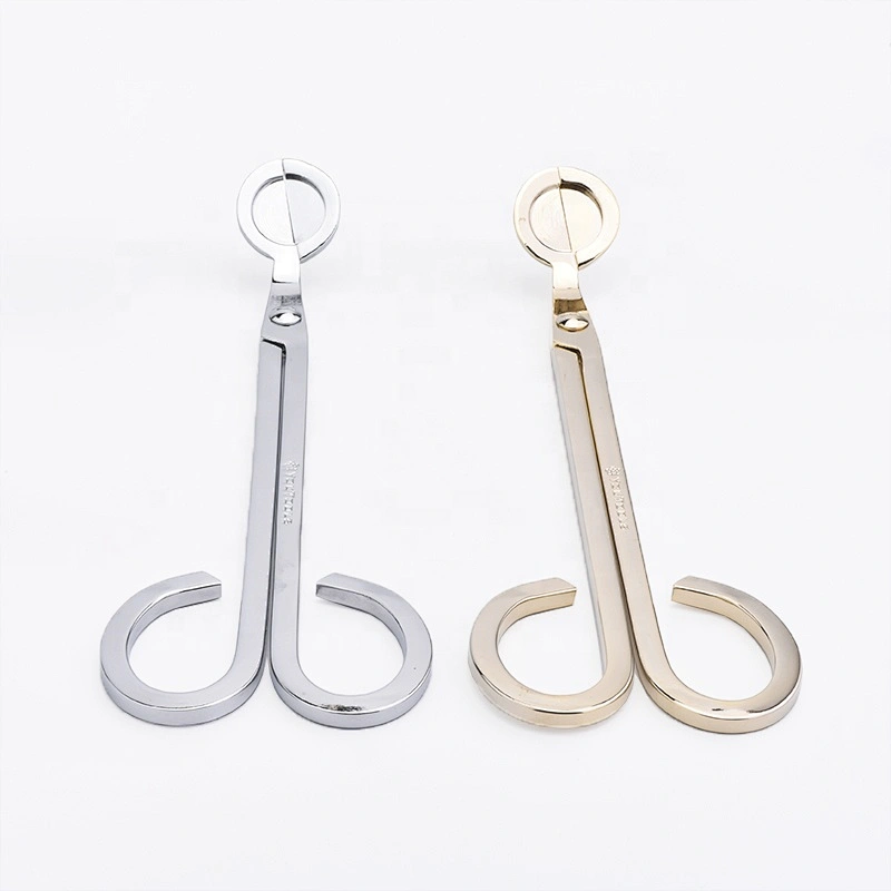 home decor silver stainless steel metal wick trimmer candle