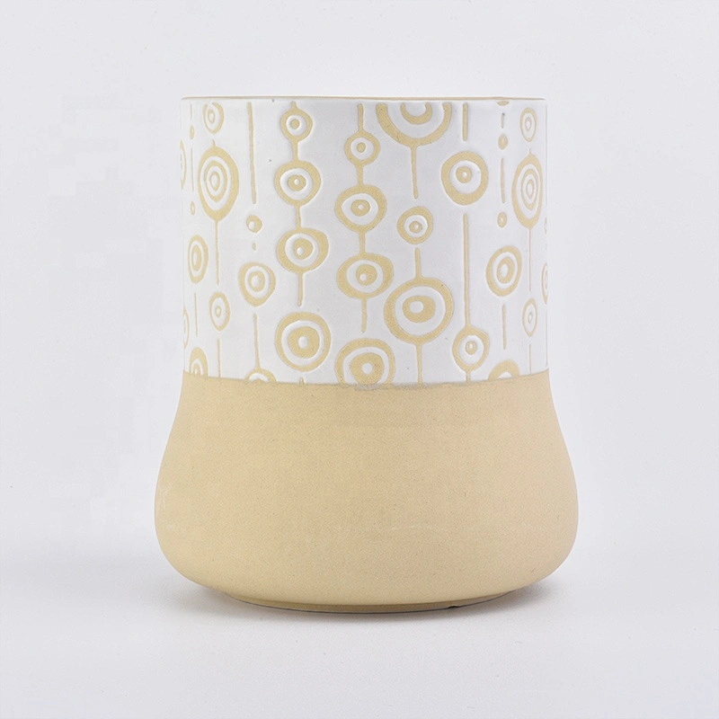 Custom glazed gold tealight candle wick holder