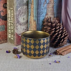 Luxury Gold Ceramic Candle Jars