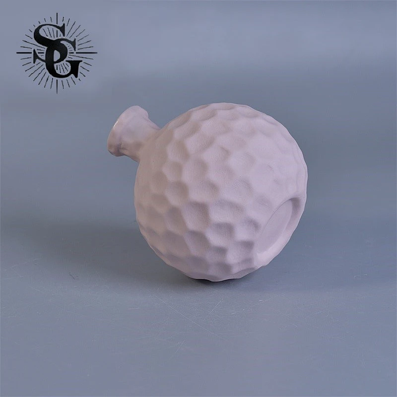 Sunny white round ceramic diffuser bottle made in China with top sale