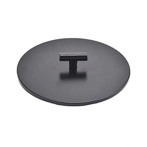 Logo printing round black metal lid cover for candle jars