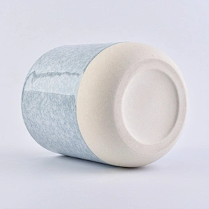 Sunny custom blue empty ceramic candle holders suppliers