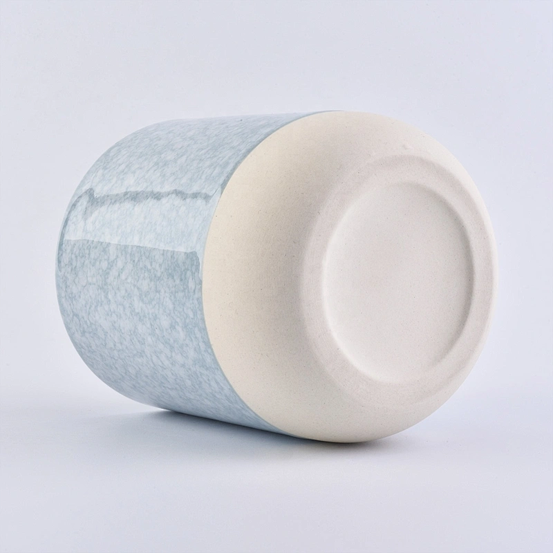Sunny custom blue empty ceramic candle holders suppliers