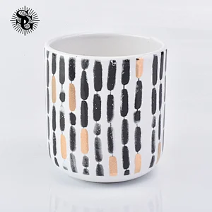 Sunny slap-up 400ml ceramic candle jar with hot sale good quality