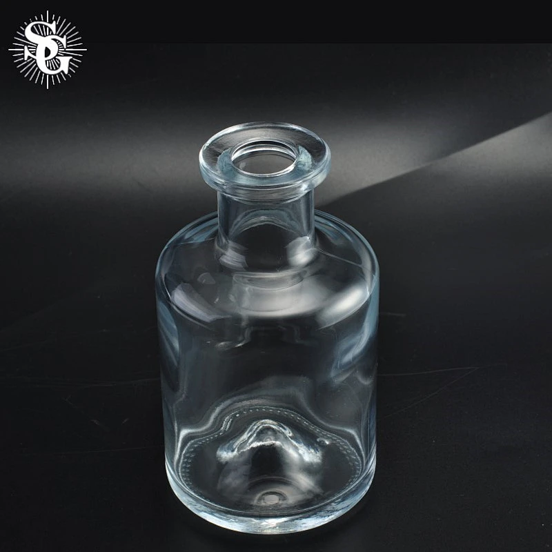 Sunny 216ml 256g  transparent unique desgin home scent diffuser glass bottle