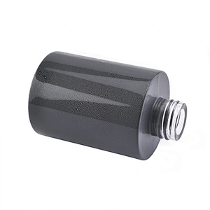 Black cylinder glass diffuser bottle glass perfume bottle fragrance