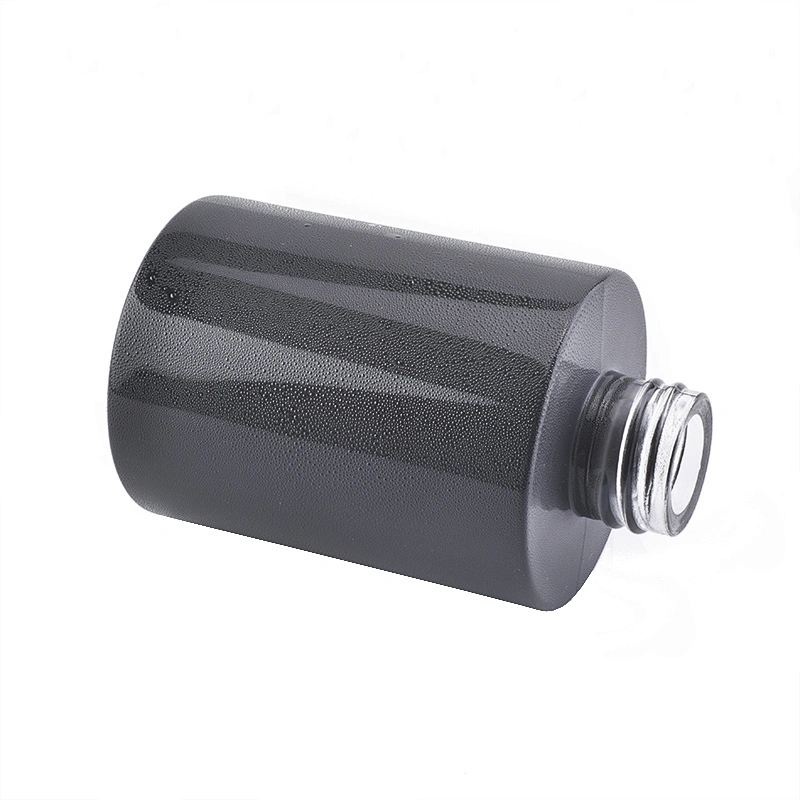 Black cylinder glass diffuser bottle glass perfume bottle fragrance