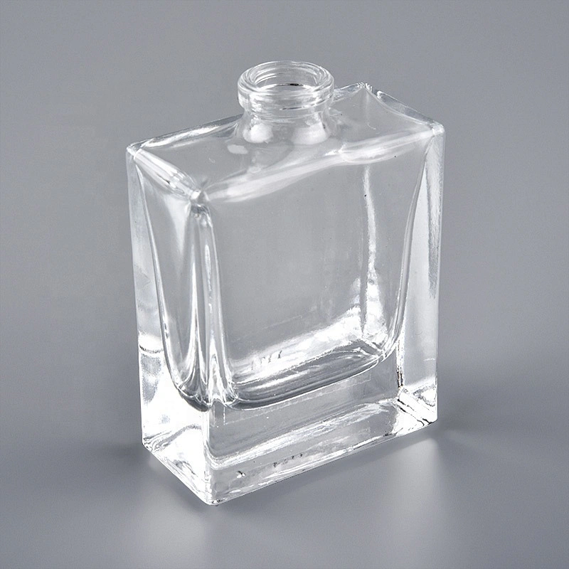 15ml Flat-Square Clear Glass Bottle with sprayer