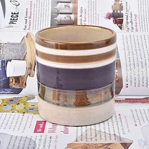 Christmas cylinder ceramic candle jars supplier