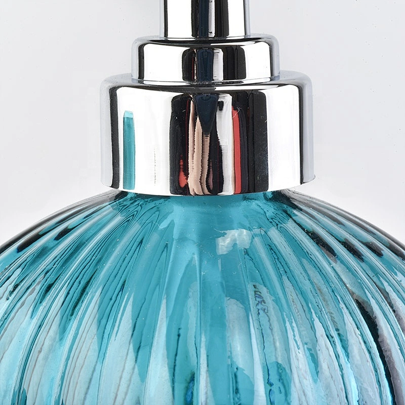 High quality Blue two sets Glass bathroom accessories sets