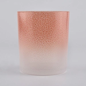 new luxury colorful glass candle jar